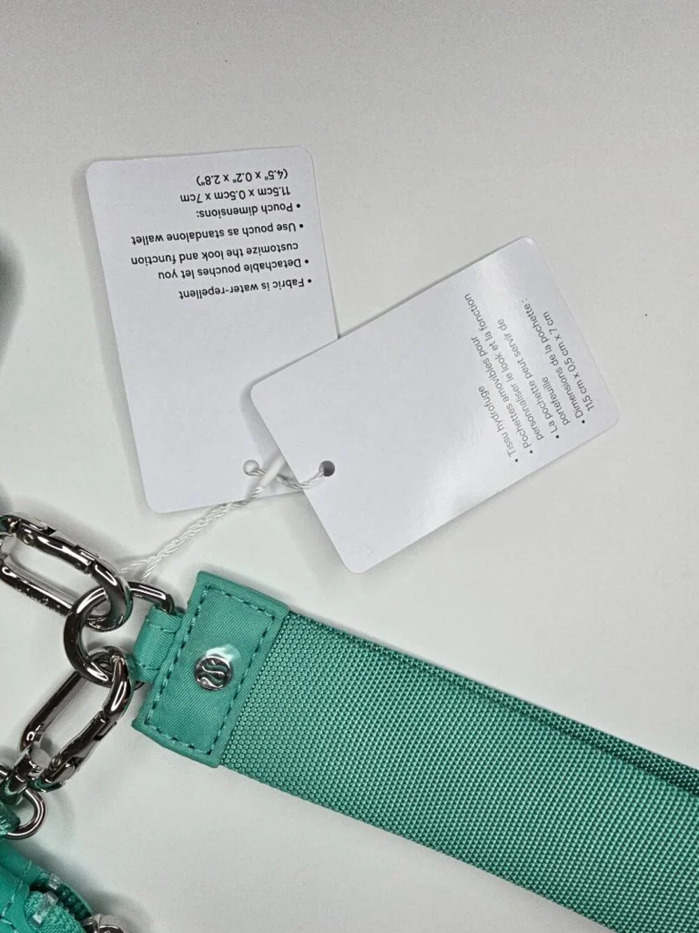 NWT Lululemon Athletica Dual Pouch Wristlet PDGR/VPOR